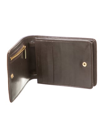 Celine C Monogram Suede Clutch