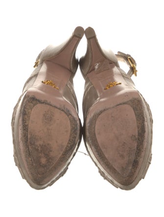 Prada Leather Slingback Pumps