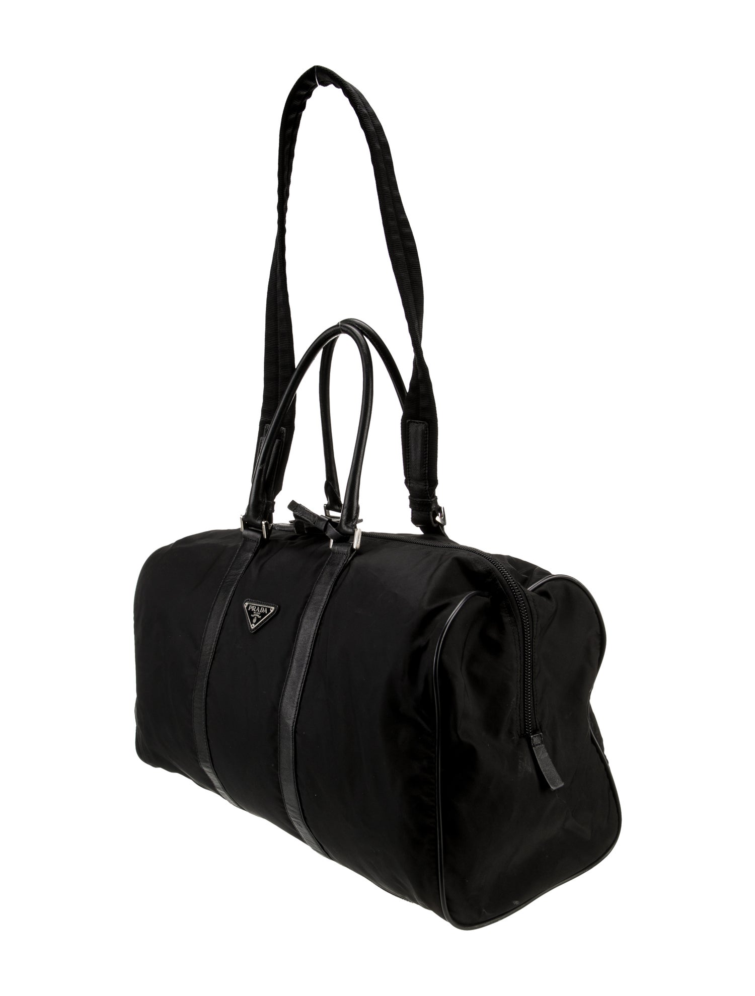 Tiffany & Co. Canvas LeatherTrimmed Duffle Bag Neutrals Luggage and