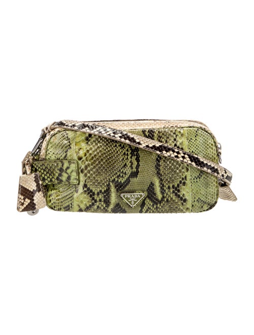 Prada Pitone Lucido Clutch
