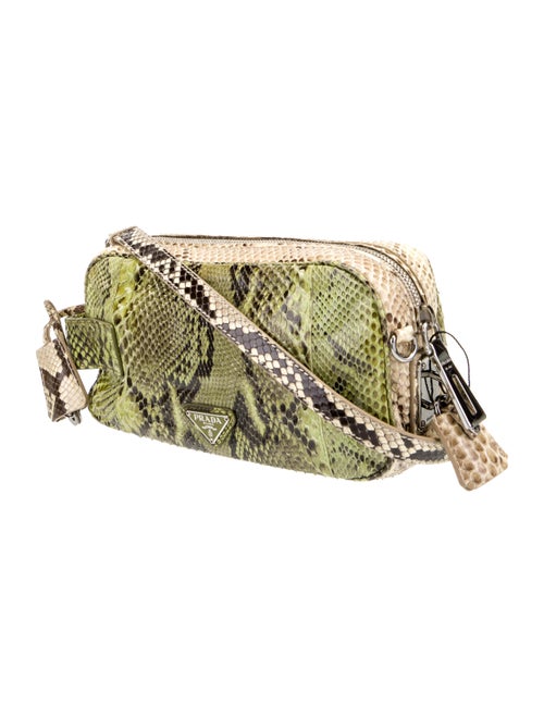 Prada Pitone Lucido Clutch