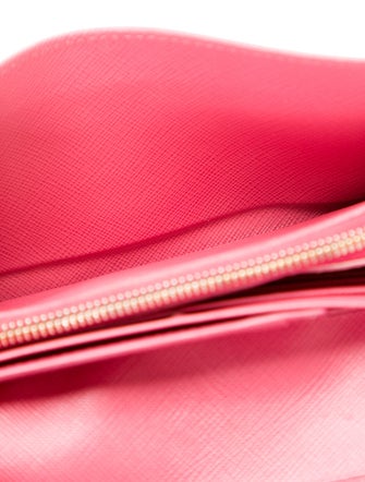 Prada Saffiano Lux Leather Continental Wallet