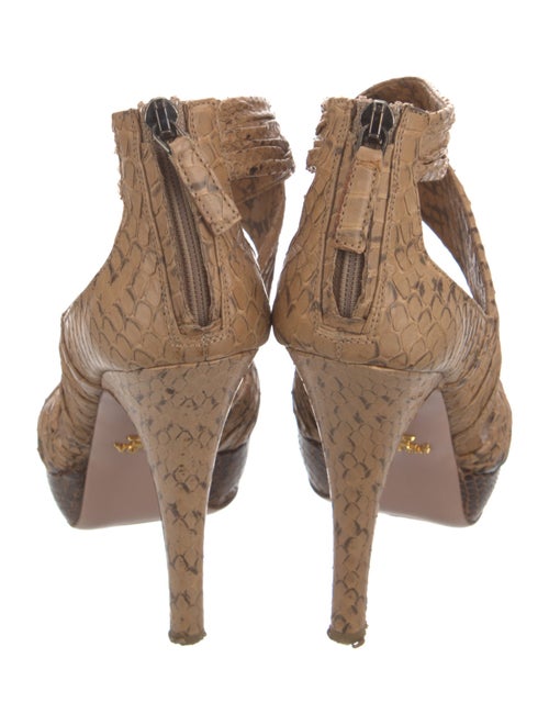 Prada Snakeskin Sandals