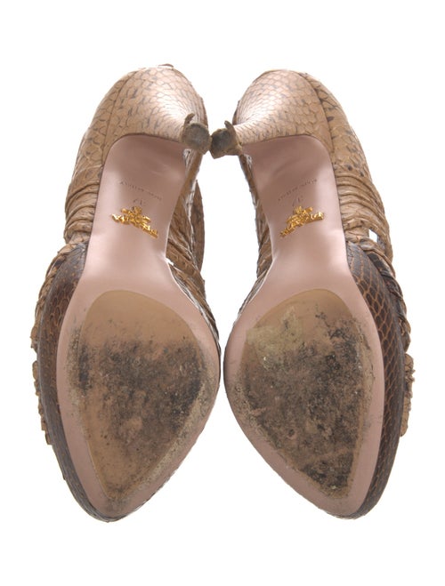 Prada Snakeskin Sandals