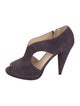 Prada Suede D'Orsay Pumps