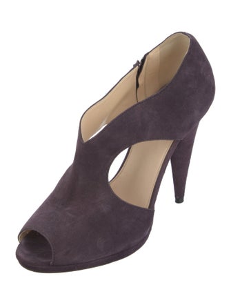 Prada Suede D'Orsay Pumps