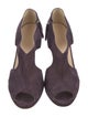 Prada Suede D'Orsay Pumps