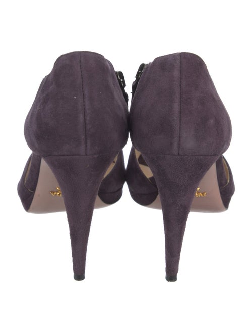 Prada Suede D'Orsay Pumps