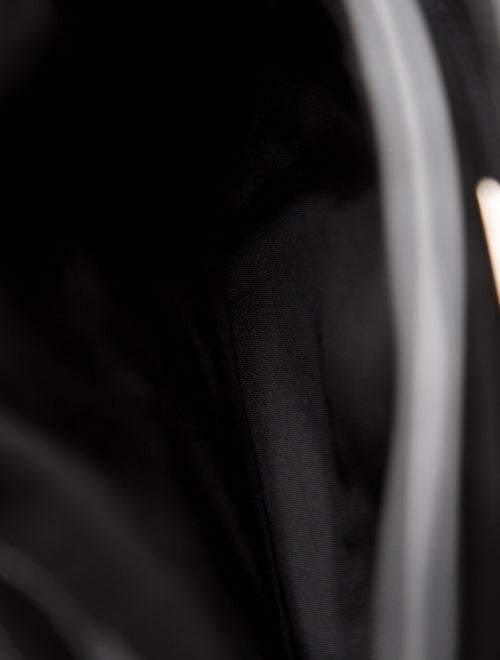 Prada Leather-Trimmed Canvas Tote