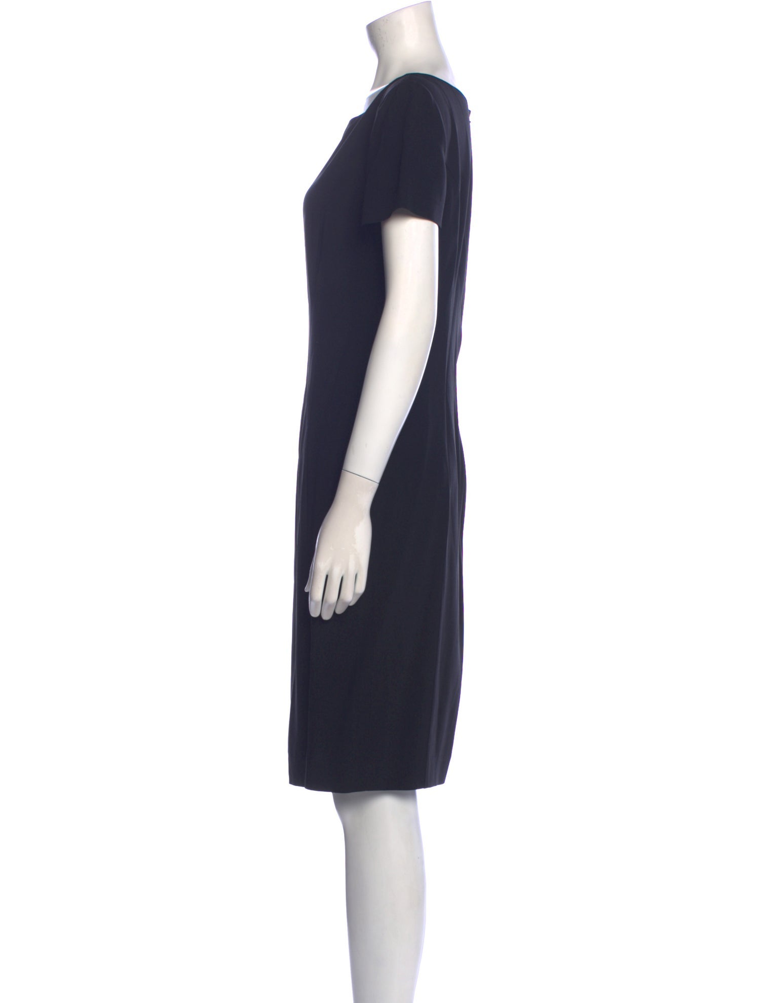 Prada Bateau Neckline Knee-Length Dress