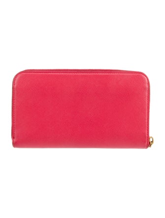 Prada Saffiano Lux Leather Continental Wallet