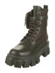 Prada Leather Combat Boots