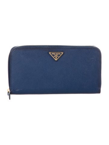 Prada Wallets Saffiano Lux Leather Continental Wallet