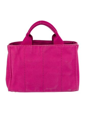 Prada Small Canapa Logo Tote