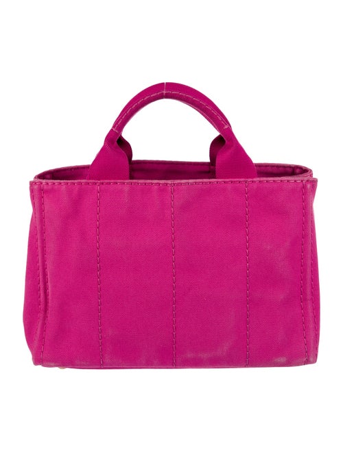Prada Small Canapa Logo Tote