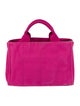 Prada Small Canapa Logo Tote