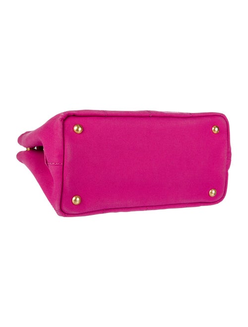 Prada Small Canapa Logo Tote