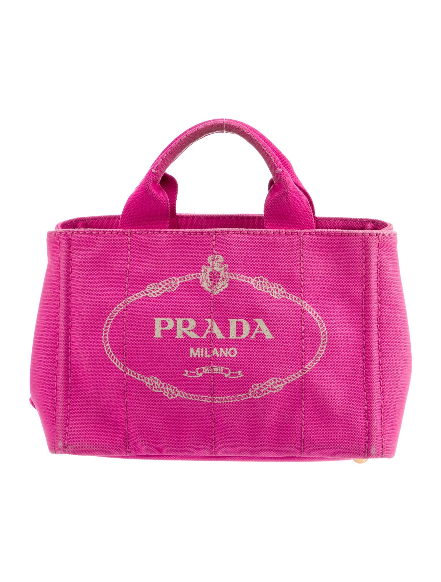 Prada Small Canapa Logo  Tote