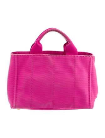 Prada Small Canapa Logo Tote