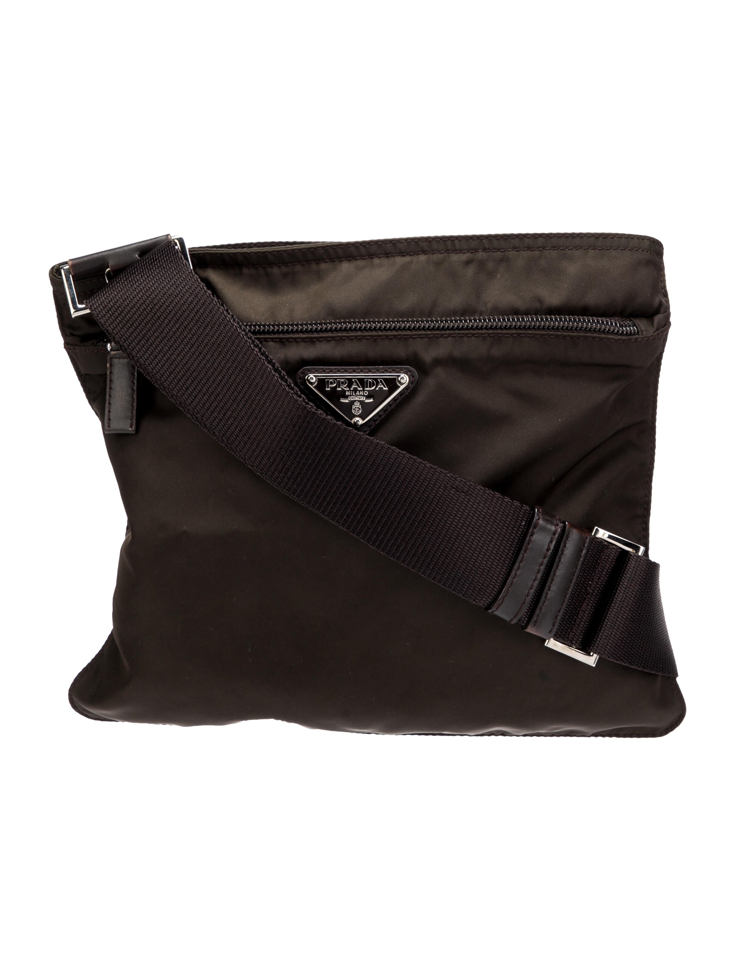 Prada Vela Crossbody Bag Brown Shoulder Bags, Handbags PRA942669