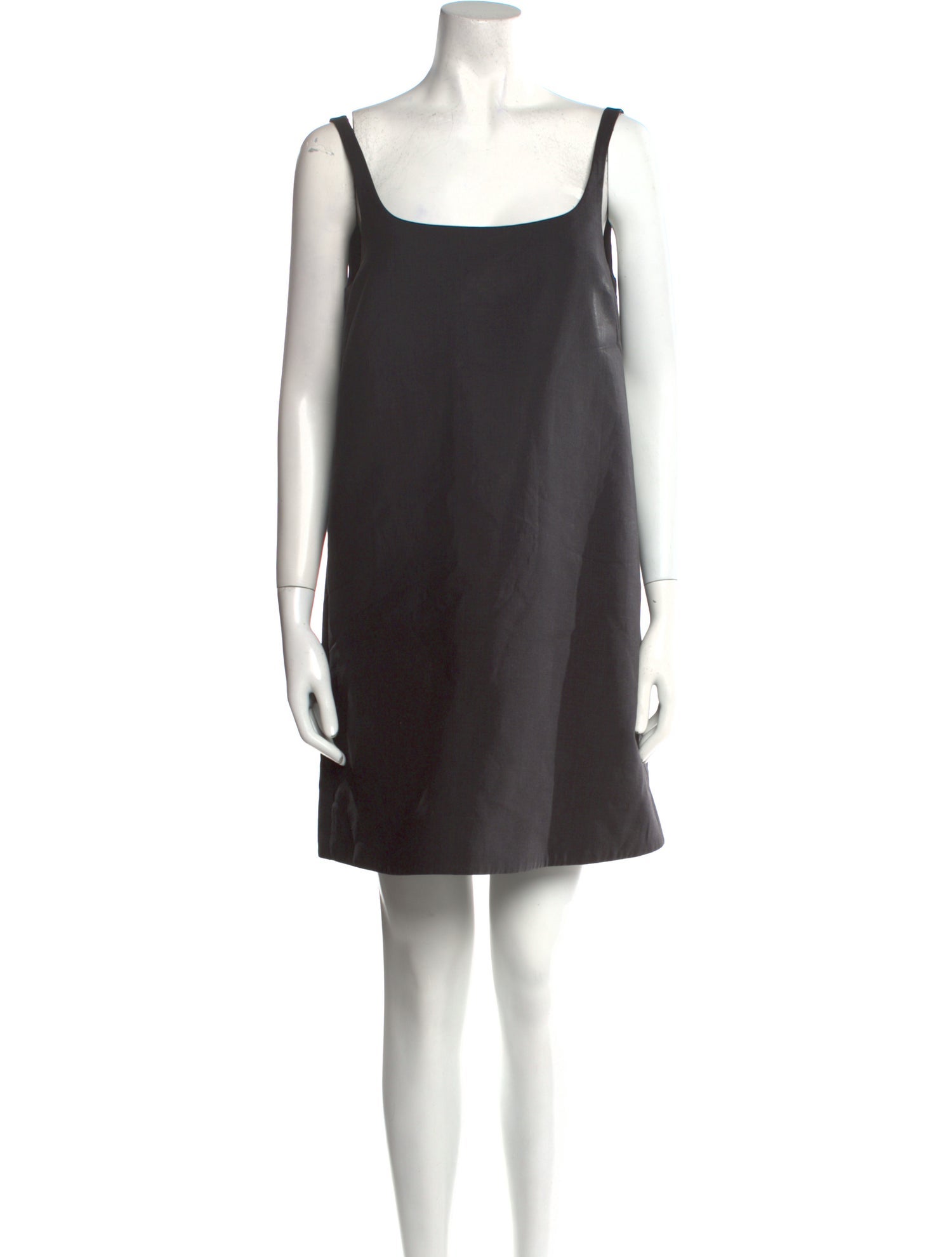 Prada Virgin Wool Mini Dress - Black Dresses, Clothing
