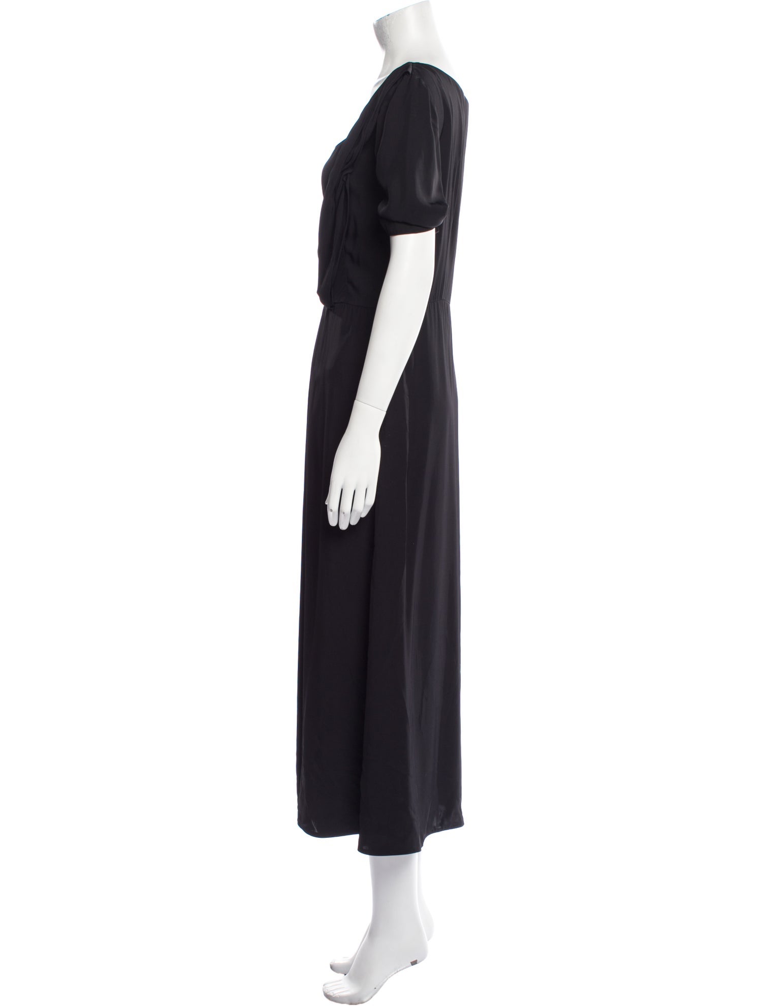 Prada Square Neckline Long Dress