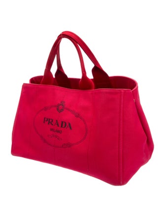 Prada Large Canapa Tote