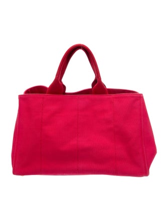 Prada Large Canapa Tote