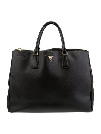 Prada Extra Large Saffiano Galleria Double Zip Tote