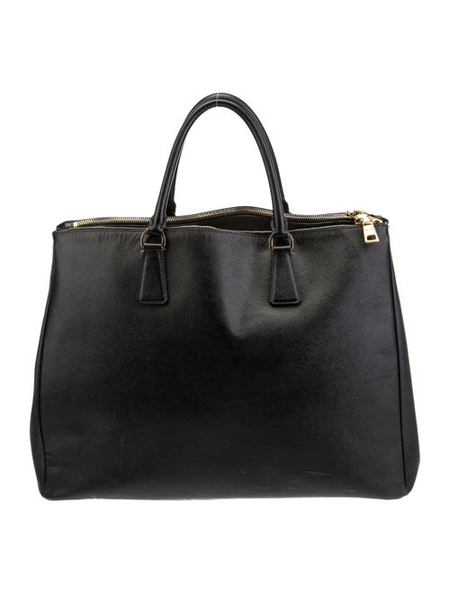 Prada Extra Large Saffiano Galleria Double Zip Tote