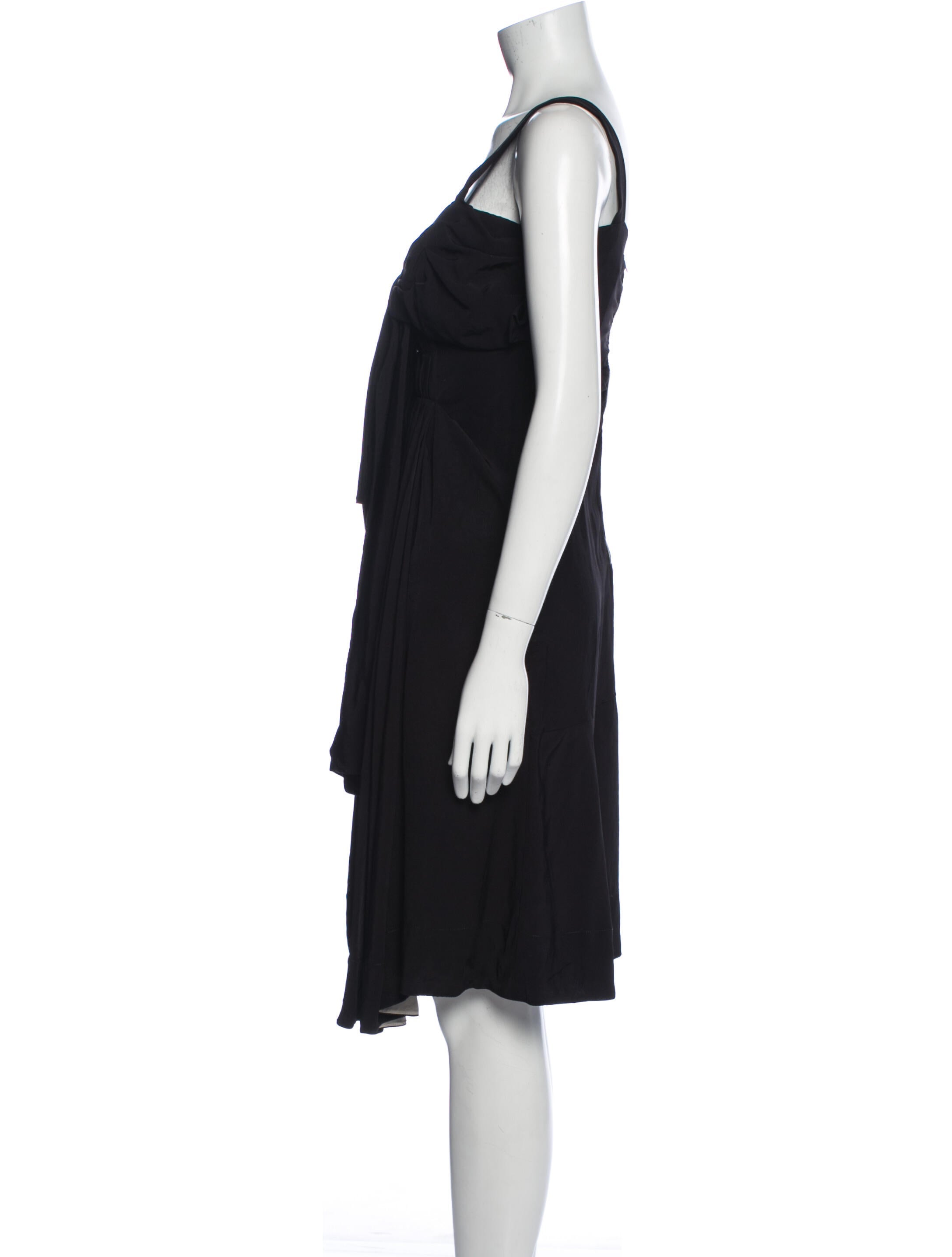 Prada V-Neck Mini Dress