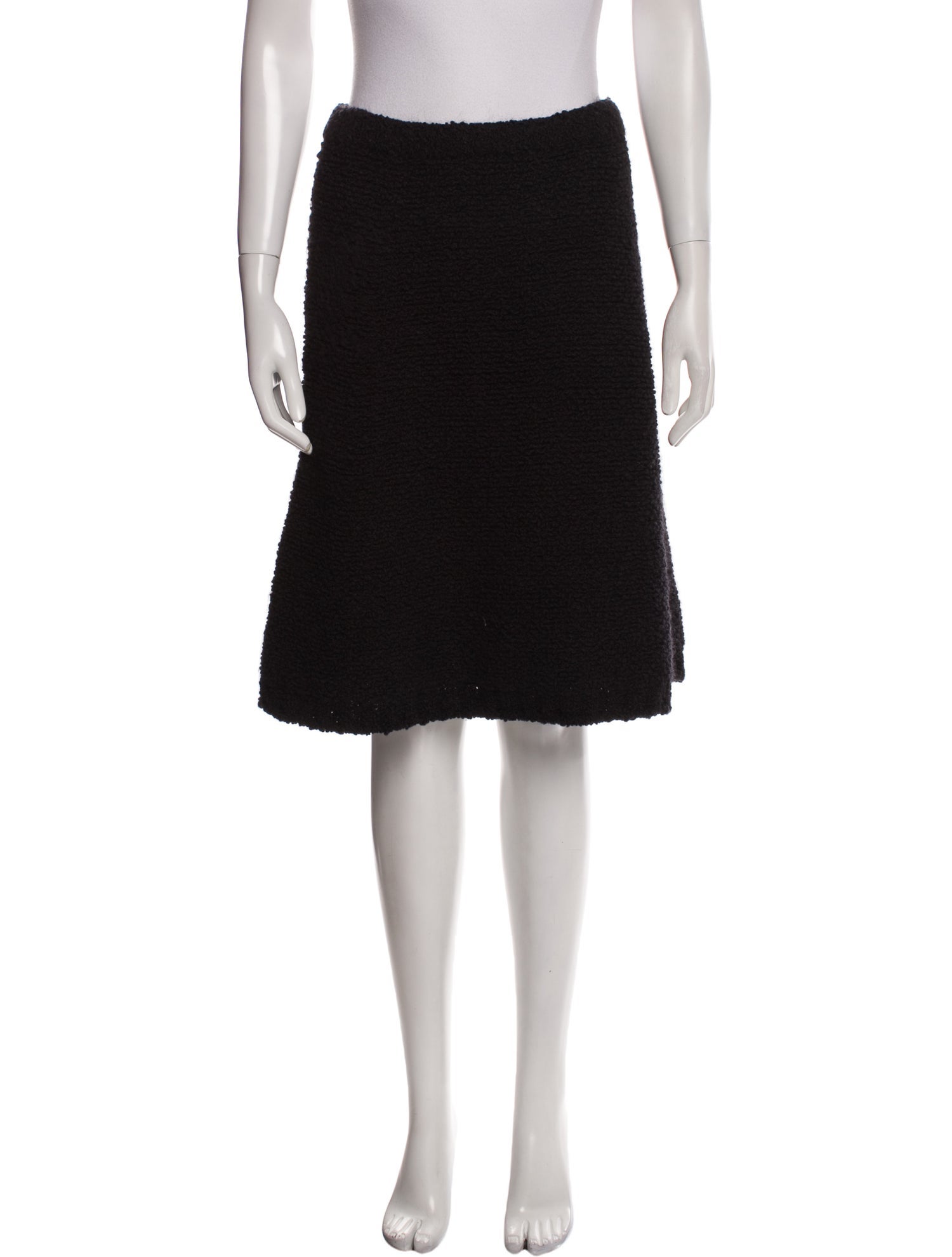Prada Virgin Wool Knee-Length Skirt