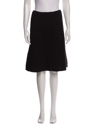Prada Skirts Virgin Wool Knee-Length Skirt Us8, It44 | M