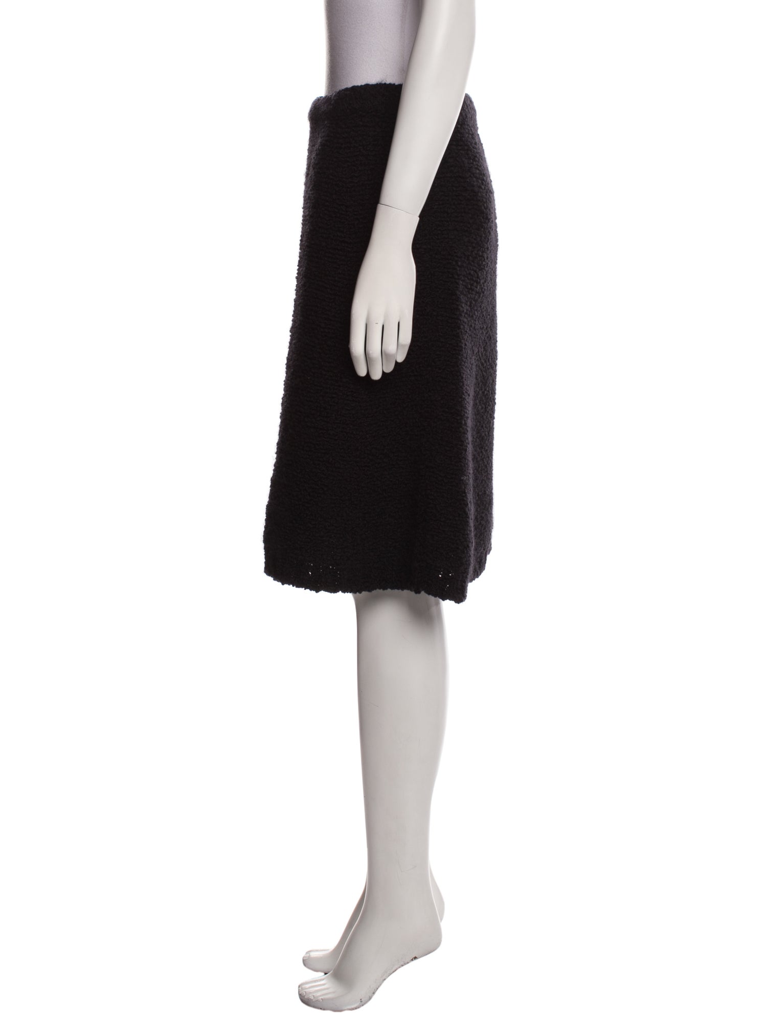 Prada Virgin Wool Knee-Length Skirt