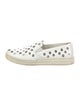 Prada Leather Studded Accents Sneakers