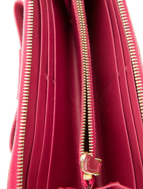 Prada Saffiano Cuir Leather Continental Wallet