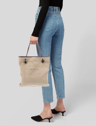 Prada Canvas Tote