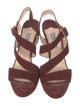 Prada Suede Slingback Sandals