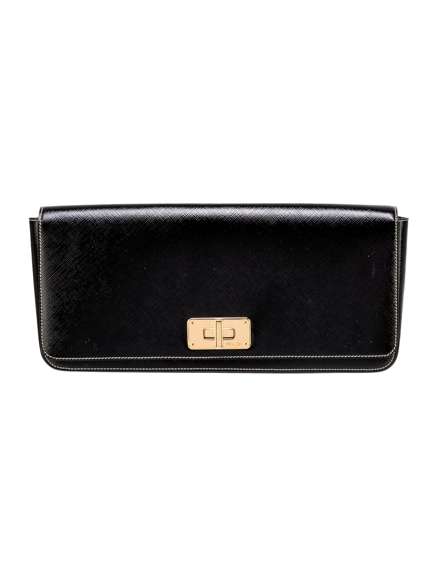 Prada Saffiano Leather Clutch