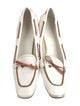 Prada Leather Printed Slingback Pumps