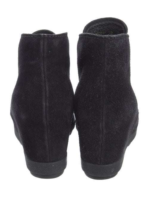 Prada Suede Lace-Up Boots
