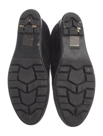 Prada Suede Lace-Up Boots