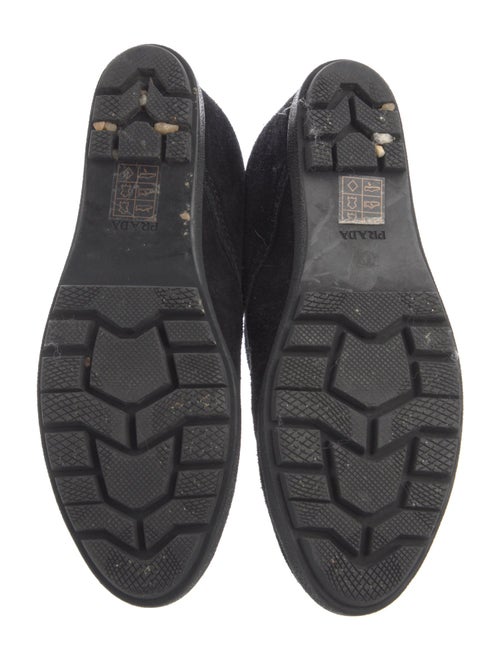 Prada Suede Lace-Up Boots