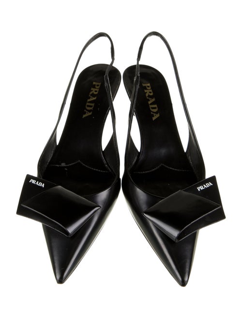 Prada Leather Slingback Pumps