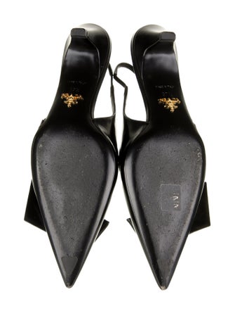 Prada Leather Slingback Pumps