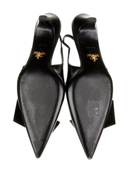 Prada Leather Slingback Pumps