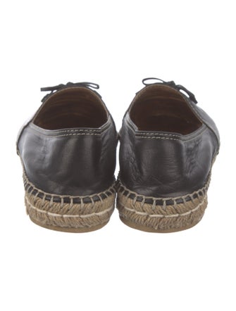 Prada Leather Espadrilles