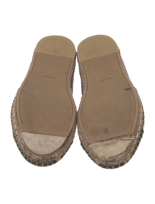 Prada Leather Espadrilles