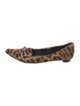 Prada Ponyhair Animal Print Flats