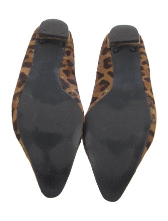 Prada Ponyhair Animal Print Flats